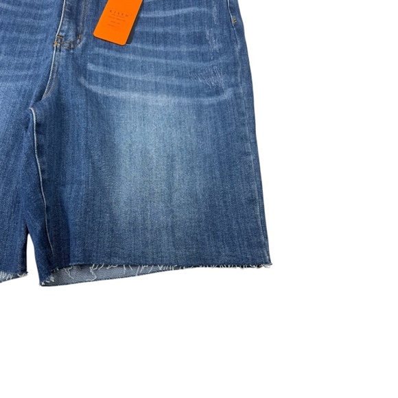 Risen High Rise Raw Hem Mid Thigh Shorts 3XL - Picture 10 of 14